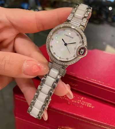 Cartier Imported Quartz Movement 33*9MM Women Fashion Wrist Watch